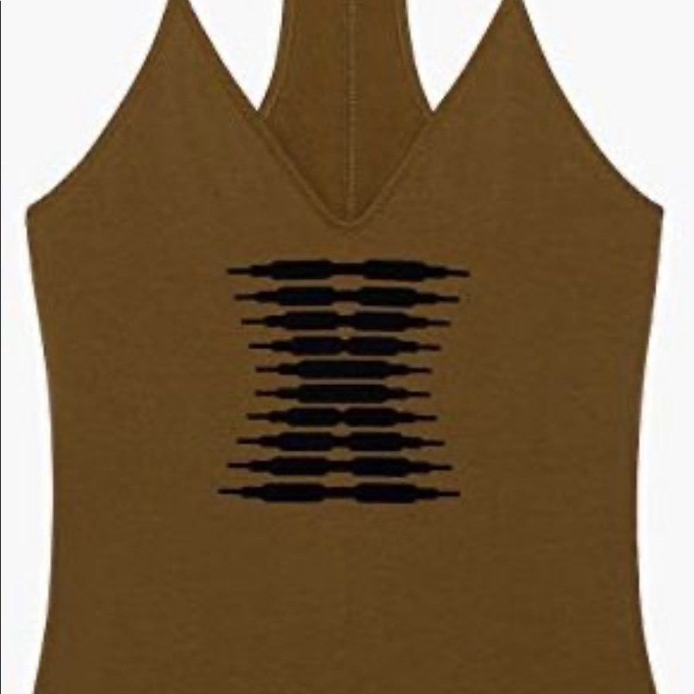 Savage Fenty Size S Green Racerback Tank